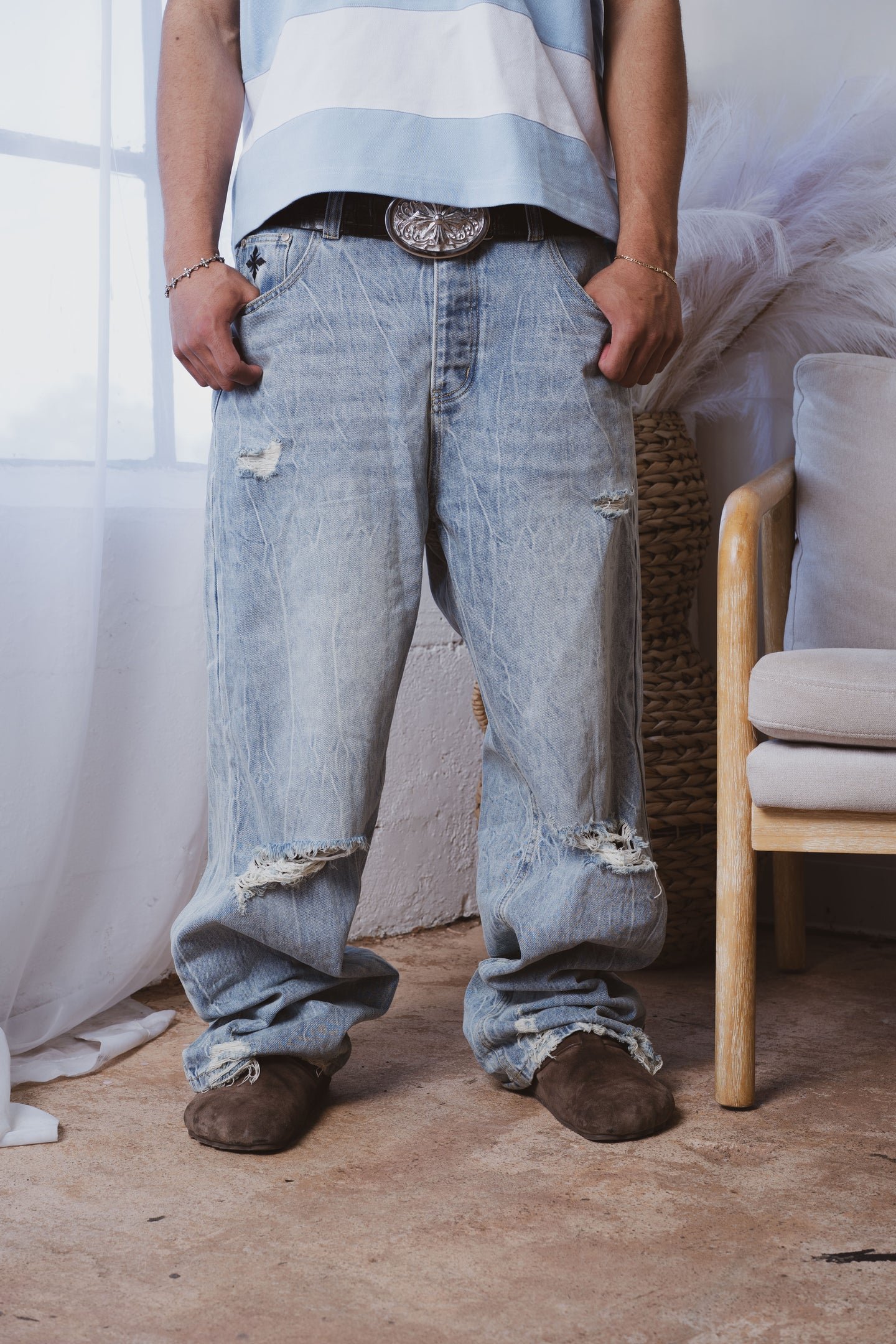 DSC09703.jpg Werighteous Thrashed Baggy Denim - Image 1