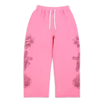 We Are Righteous  "Tatted Believer" Sweatpants (Pink)