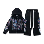 Kids “Risen King” Cropped Zip Tracksuit