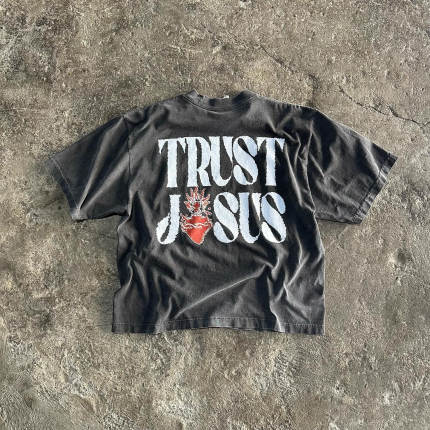 We Are Righteous Trust Jesus” Tees Black