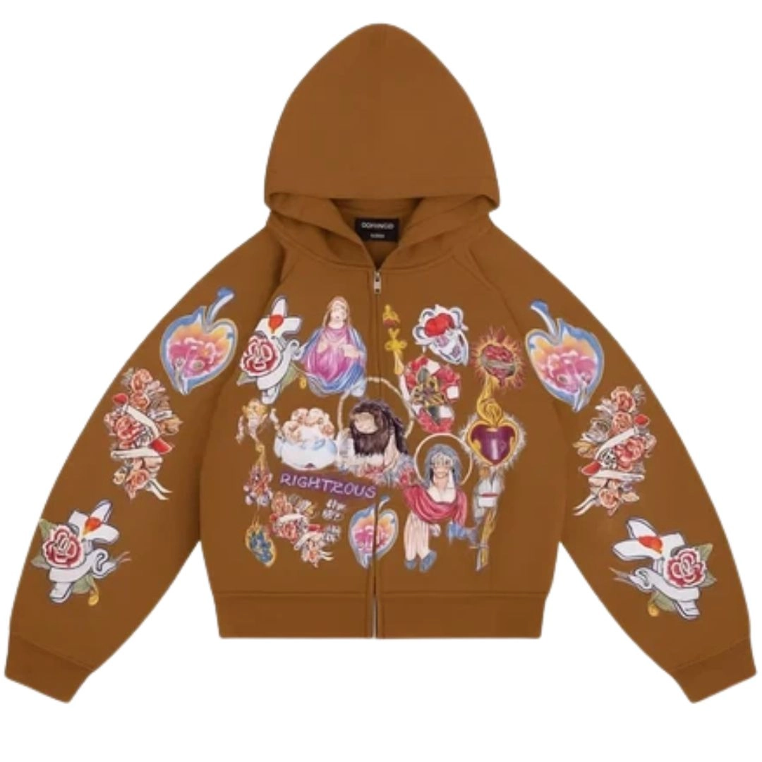 righteous-risen-hoodie.webp Righteous Risen Hoodie - Image 1